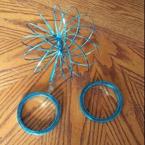 *3 For $10* Coil Art~Decor/Center Piece/Hang From Awning/Toy